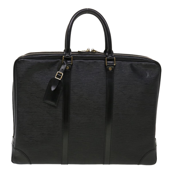 LOUIS VUITTON Epi Porte Documents Voyage Business Bag Black M54472 Auth bs5910 - Picture 13 of 16